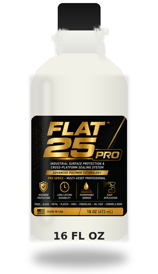 Flat 25 Pro | Hydrophobic Paint Sealant — No Cure Time, Beats Ceramic Coatings