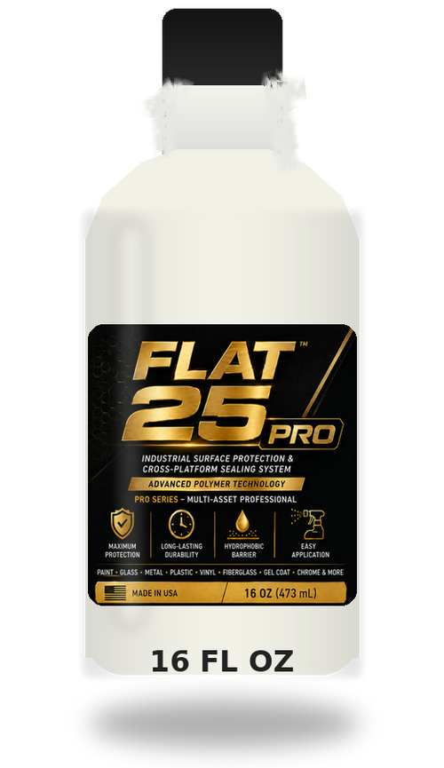 Flat 25 Pro | Hydrophobic Paint Sealant — No Cure Time, Beats Ceramic Coatings
